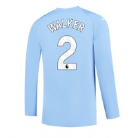 Manchester City Kyle Walker #2 Domáci futbalový dres 2023-24 Dlhy Rukáv